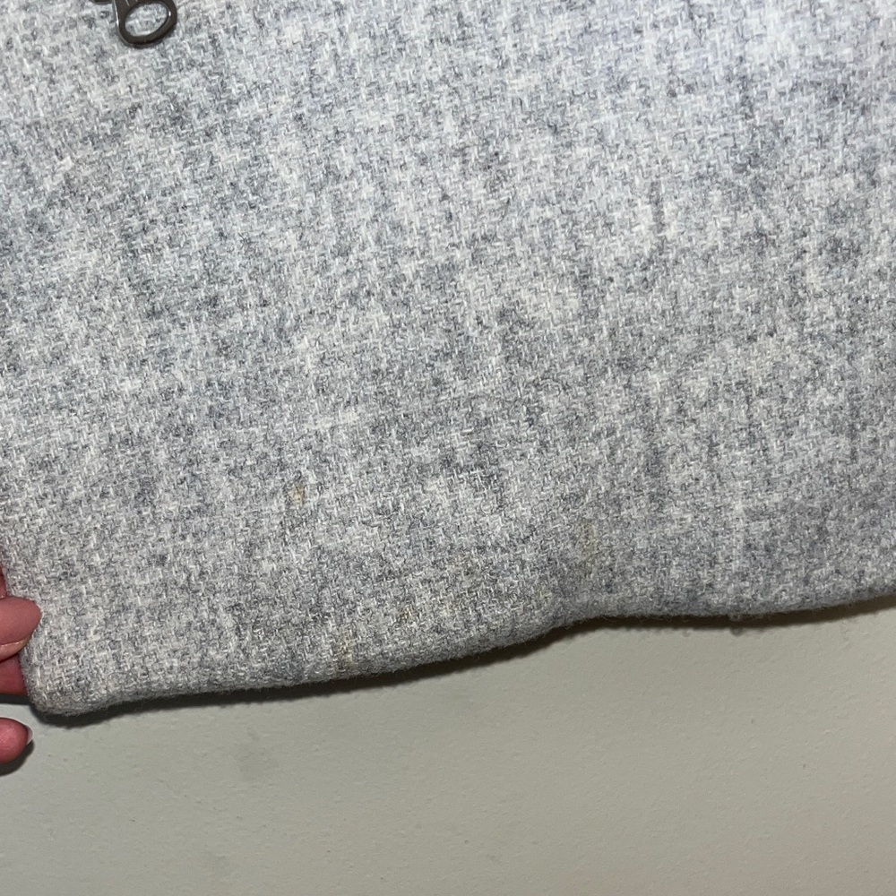 J. Crew Light Gray Women's Wool Coat - Picture 6 of 8